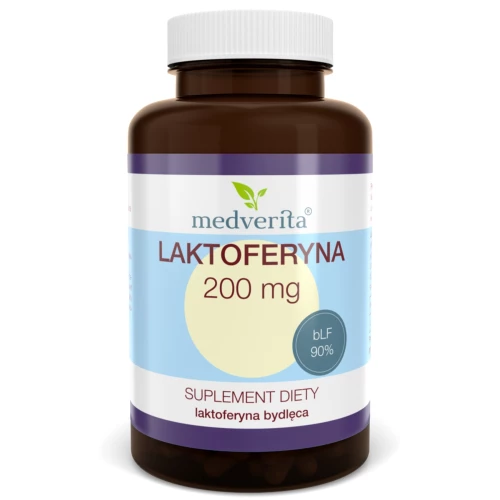Medverita - Laktoferyna FORTE 200 mg - 60 kapsułek Medverita - Laktoferyna FORTE 200 mg - 60 kapsułek